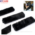 Rabbit hair imitation car seat belt pad